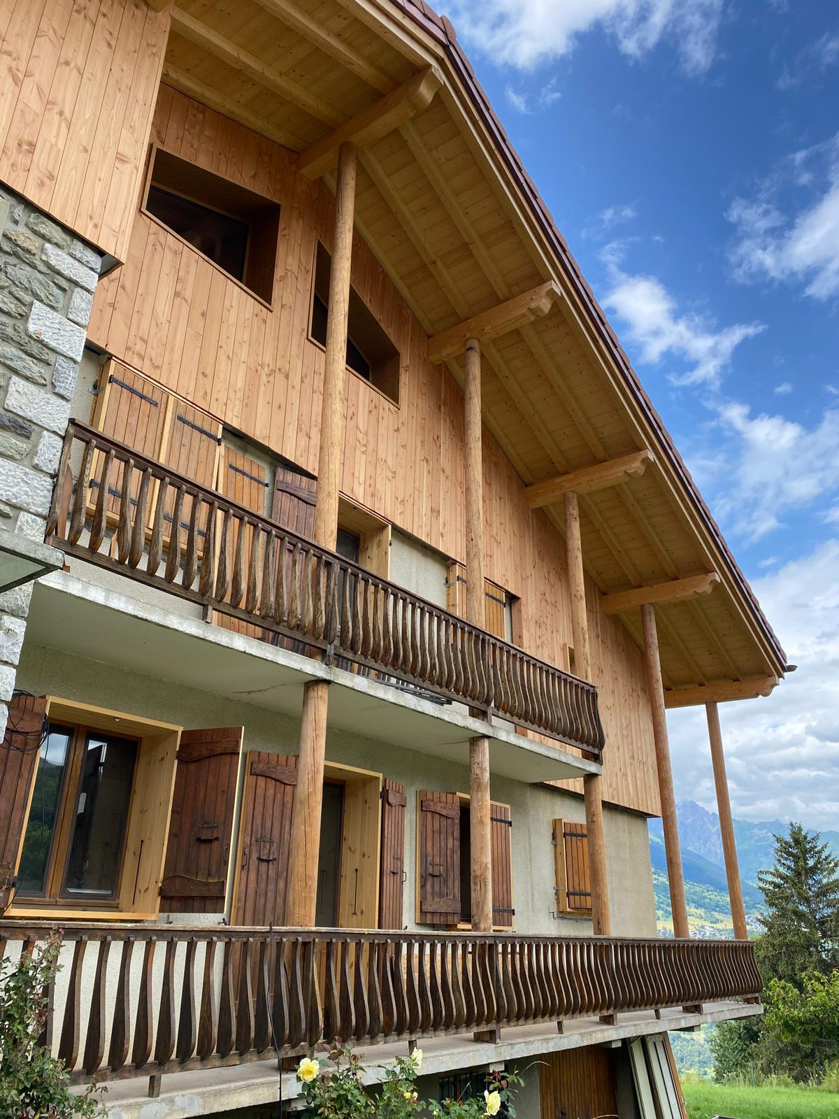 Rénovation chalet & balcons bois
