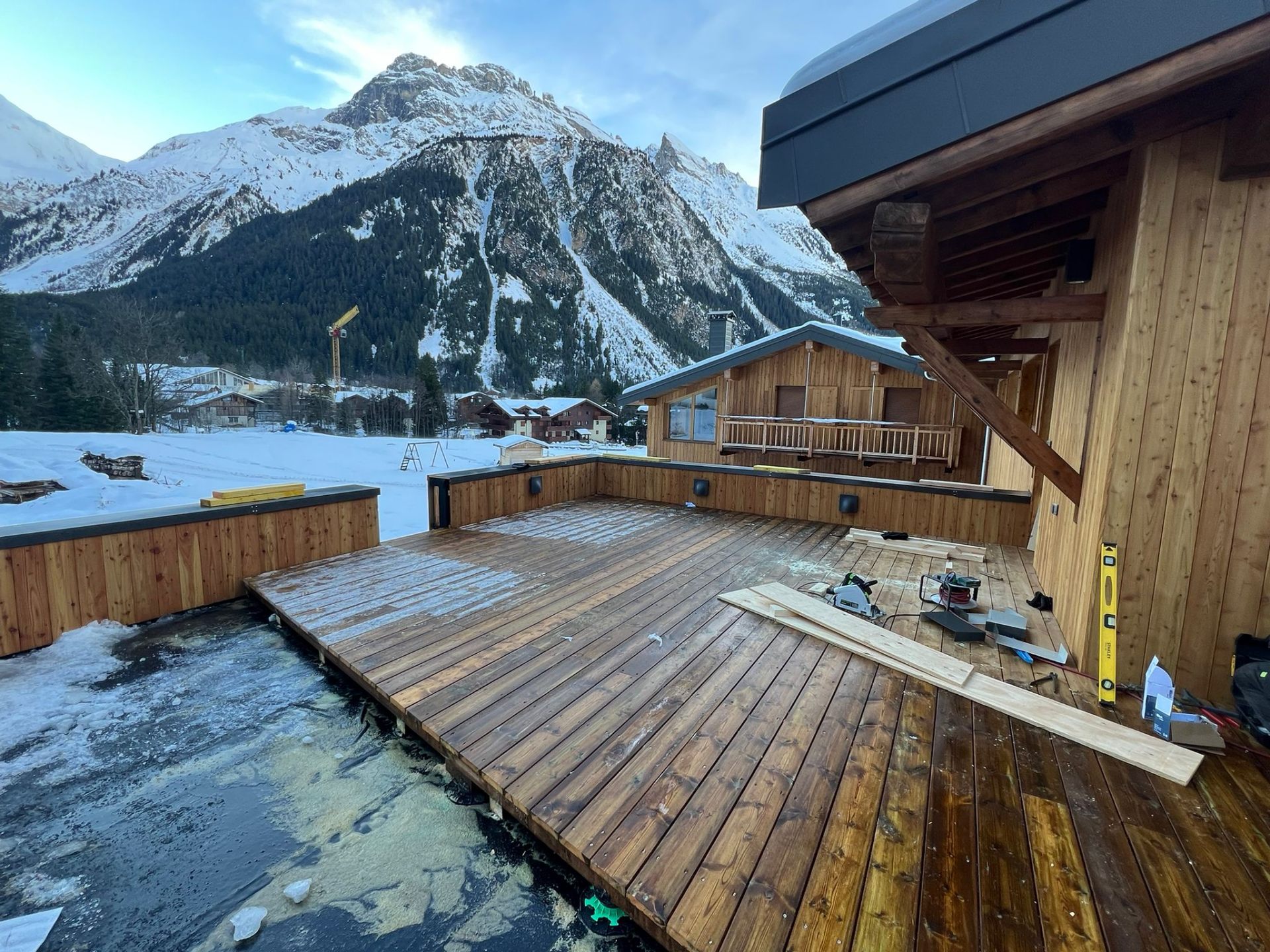 Terrasse bois panoramique